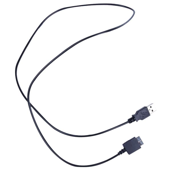 USB-ladekabel for Sony Walkman E052 A844 A845 MP3 MP4-spiller, svart