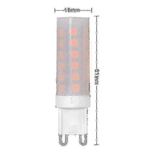 G9 Flamlampa LED-lampa 0,5W PC Keramisk Färg 10lm 36*2835 SMD AC 220-240V 1300-1700K 360 Grader [Energiklass A] 4-pack