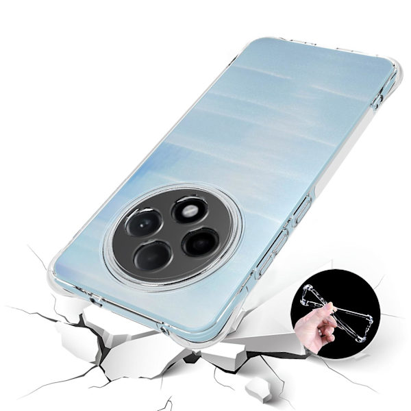 TPU-fodral med förstärkta hörn för Oppo Reno12 F 5G