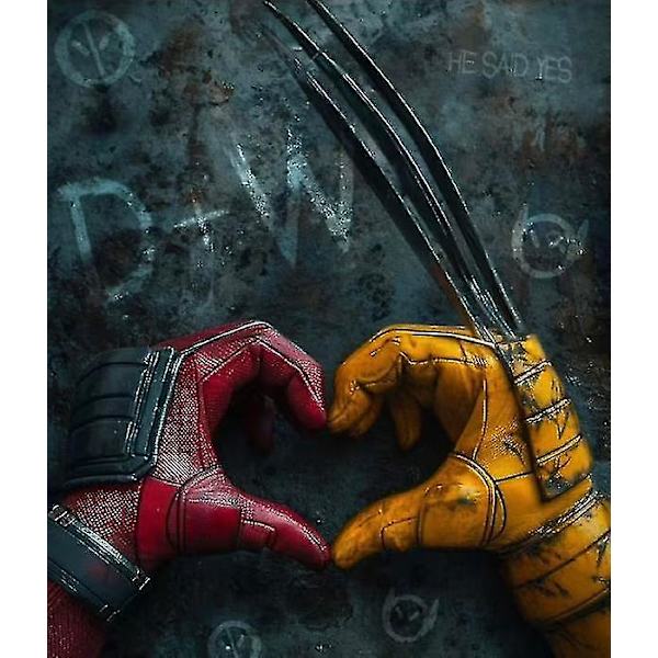 1 Pari Deadpool 3 -elokuvan ranneketta - Veljeyden ja ystävyyden symboli, supersankarikoristeet