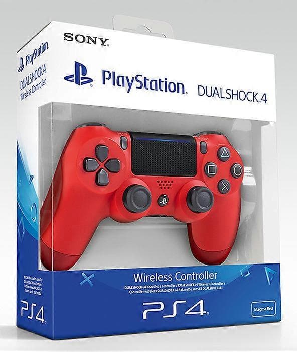 Sony Playstation PS4 DualShock 4 V2 Langaton Ohjain Kontrolleri - Punainen