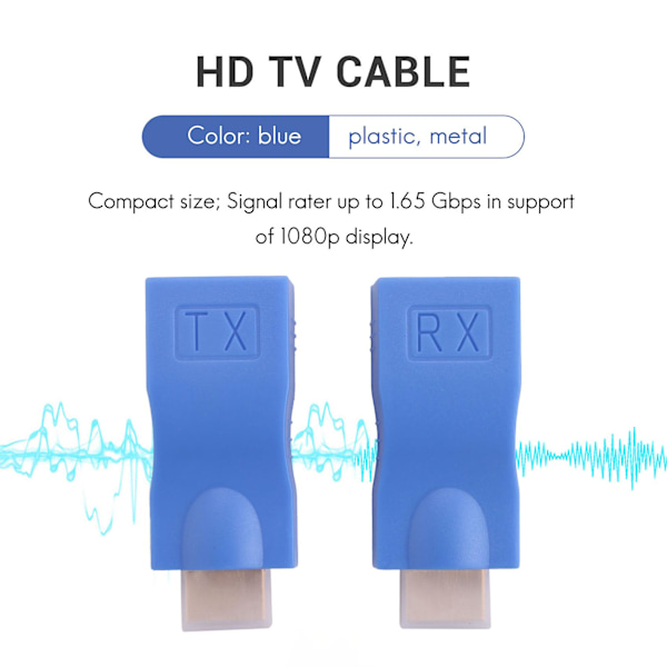 RJ45-verkon laajennuslähetin-vastaanotin Tx Rx Cat5E Cat6 Ethernet-kaapeli V1.4 3