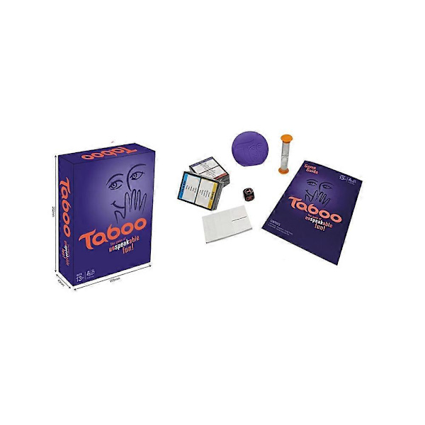 Engelsk kort timeglas bordspil Taboo