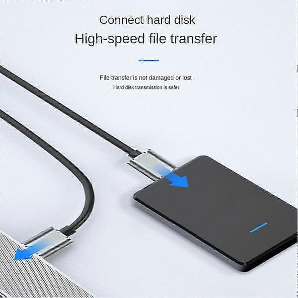 Ekstern harddisk kabel USB Micro-B HDD Kabel Micro-B Datakabel SSD Sata Kabel til Harddisk Micro-B USB3.0, 0.5M Edition d