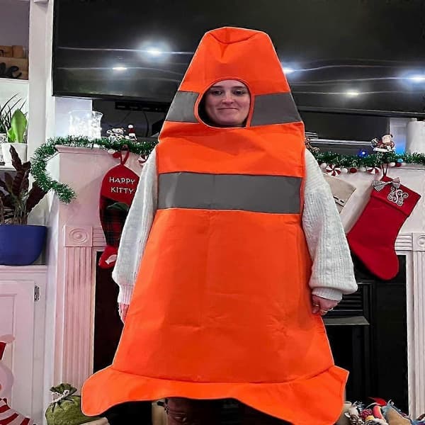 Trafikkjegle-kostyme for rollespill, cosplay og temafester