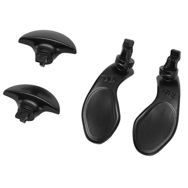 4 stk. Game Controller Bag Paddles Professionel Udskiftning Metal Bag Knapper til PS5 Edge Controller Sort