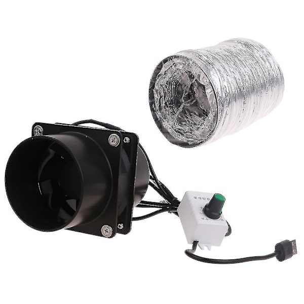 Högpresterande ventilationsfläkt med kraftfull sug och plaströr