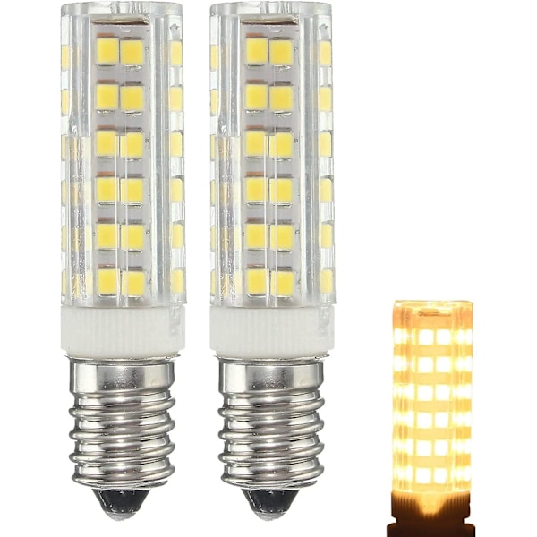 E14 LED Pærer, Køkkenhætte Pære, Majs Pære, Pakke med 4 E14 LED Pærer, E14 LED Pære Kold Hvid, E14 5W LED Majs Pære