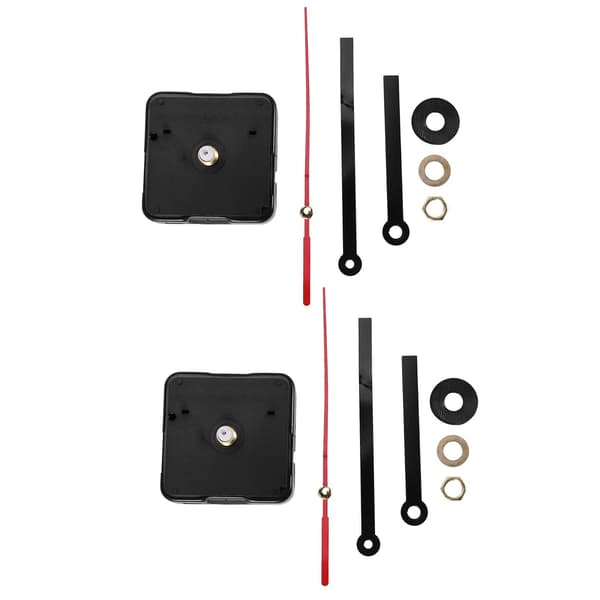 Kvarts Urværk Mekanisme DIY Reparationsdele Sort + Visere