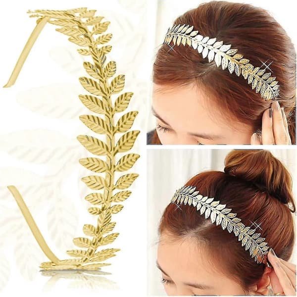 Gresk Gudinne Hodebånd, 8 stk Gresk Gudinne Hodebånd Krone, Romersk Bladkrone, Romersk Laurbær Armbånd Blad Hodebånd Hårbånd For Kvinner