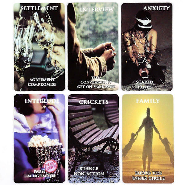 Situations Oracle Deck: 60 Kort Engelsk Bordspil Kort
