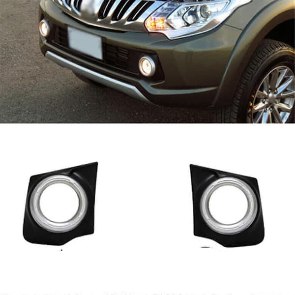 8321A599 8321A600 for L200 Triton 2015 2016 2017 2018 Front Tåkelys Hus Ramme Frontfanger Deco