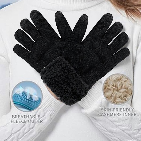 Vinterhandsker med Sherpa-for (Kvinder)