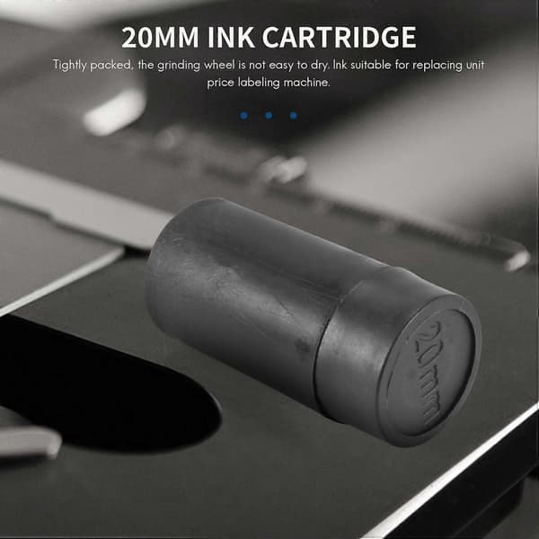Pakke med 10 refill blæk ruller blæk 20mm til MX5500 prismærke