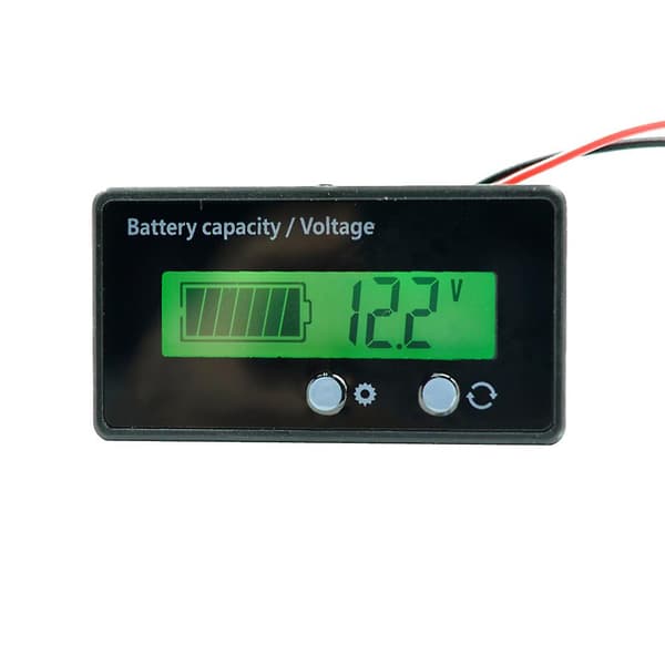 12 V/24V/36V/48V Batterier D Spenningsmåler Batterispenningsmåler Spenningstester