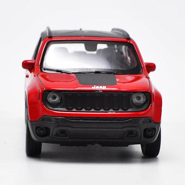 1/36 Jeep Renegade SUV Leksaksbil i Metall, Gjutna Modeller, Terrängfordon, Simulerad Dörröppning, Barnpresent