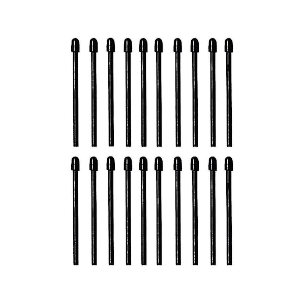 (20-pack) Markörspetsar/pennor för Remarkable 2-penna Ersättningsmjuka pennor/spetsar Svart