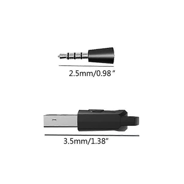Audioadapter for PS5//PC Bluetooth-kompatibel 5.0 Aux Sender Mottaker
