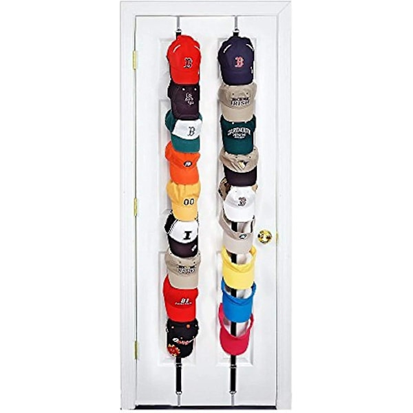 Dør- og vægmonteret Hattehylde Baseball Cap Holder Organizer, 2 stk.