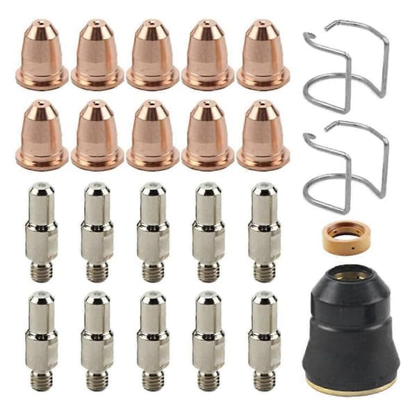 Elektrodspetskopp Förbrukningsmaterial Passar Razorweld CUT 45 CUT45 Plasmaskärare Delar 24 st Kit