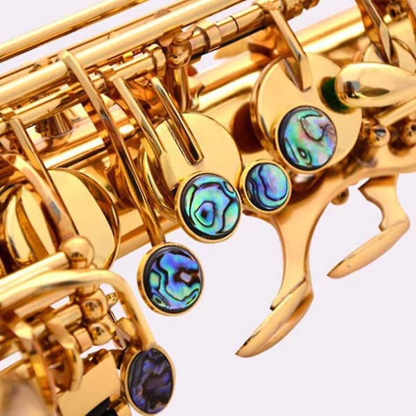 9 stk Saksofon Abalone Skall Nøkkelknapper Saksofon Nøkkelknapp Innlegg Musikk Instrument Tilbehør