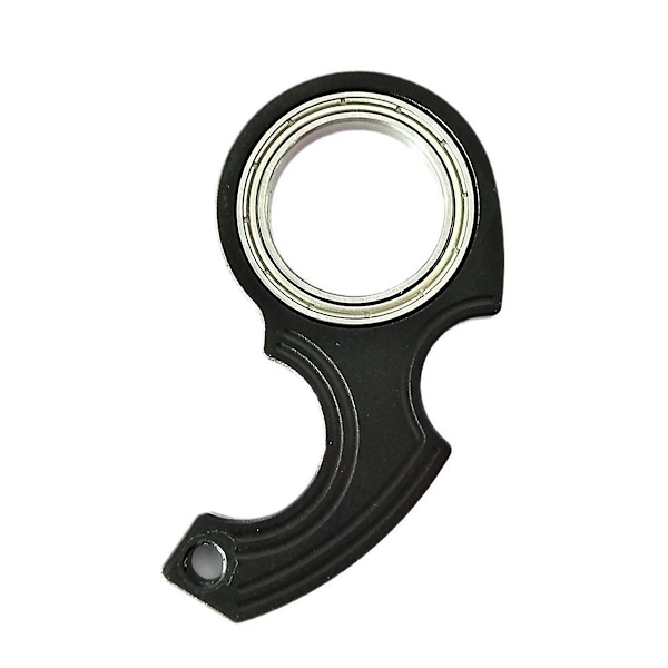 Nøglering Spinner, Spinner Nøglering, Nøglering, Nøglering, Bærbar Nøglering Sort