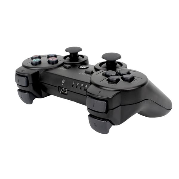 1-Pak PS4 Controller DoubleShock Trådløs, Trådløs Vibration Steam Sort