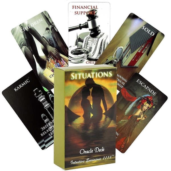 Situations Oracle Deck: 60 Kort Engelska Bordsspel Kort