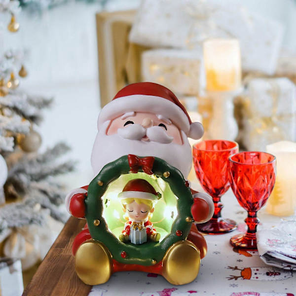 Julstjärnelampor för sovrummet - Originell liten lampa för barn, dekorationer till rummet, pargåvor till jul