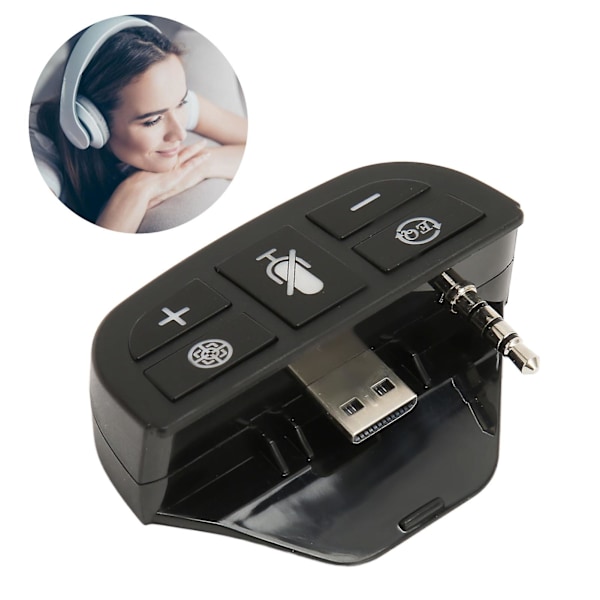 Stereo Headset Adapter til Xbox Stemmekontrol 3,5 mm Stereo Lyd Jack Lydforstærker til Xbox One til Xbox Series X/S