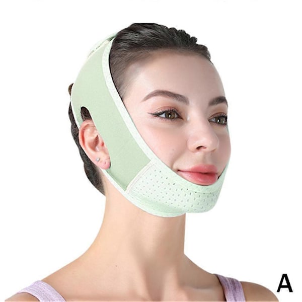 Anti-Snarkningshakrem för Sömn Tätt Lyftande Formande Mask Bandage Justerbar