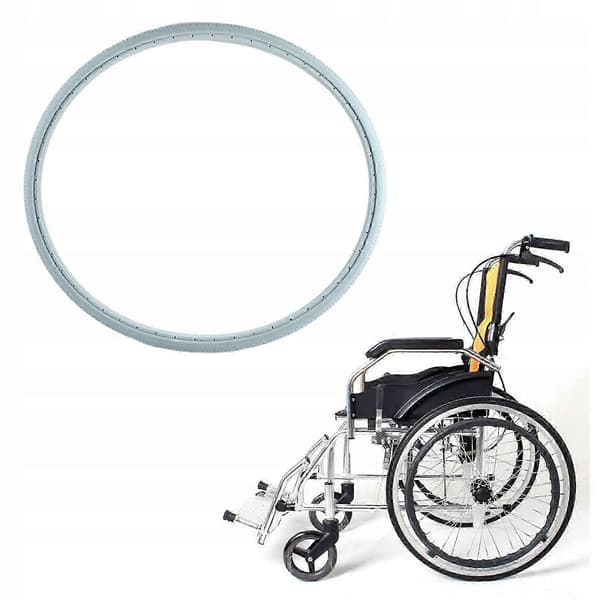 Pu 24x1 3/8 Pyörätuolin Rengas, Harmaa