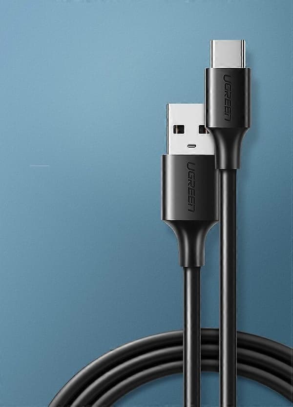 USB-kaapeli - USB-C 3A 3m Musta