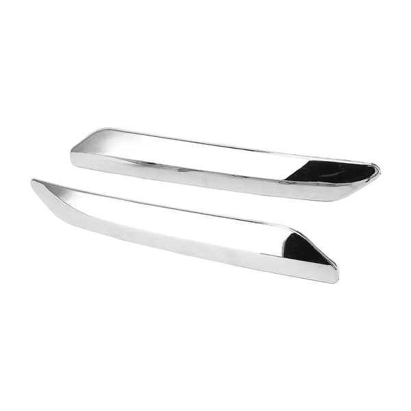 1 par Frontfangerbeskyttelse 9688244477 Slitesterk ABS Frontfangerdekselutskifting for Citroen C5 Wigslar
