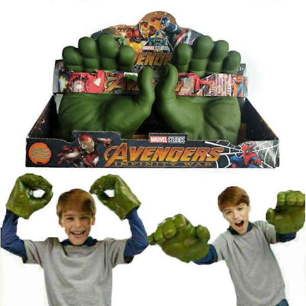 Avengers Hulk Handskar Smash Händer Barn Cosplay Leksak Ett Par Nävar För Barn Present