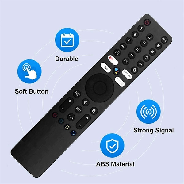 XMRM-ML Röstfjärrkontroll för Xiaomi Android TV för Xiaomi TV A Pro 43/55/65/75 tum för Xiaomi