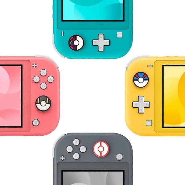 4 stk. Silikon Analog Tommelgrep Hetter Kompatible med Nintendo Switch OLED/Switch Lite/Switch Joystick Beskyttelsesdeksel