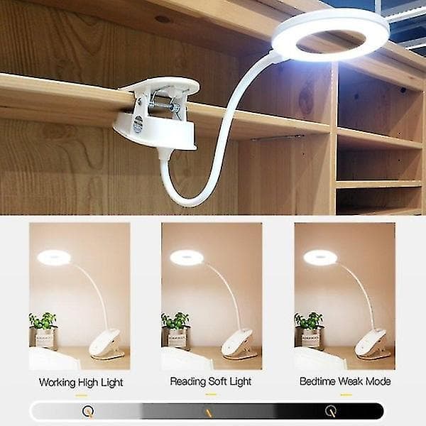 Langaton himmennettävä LED-lamppu klipsillä - Ladattava