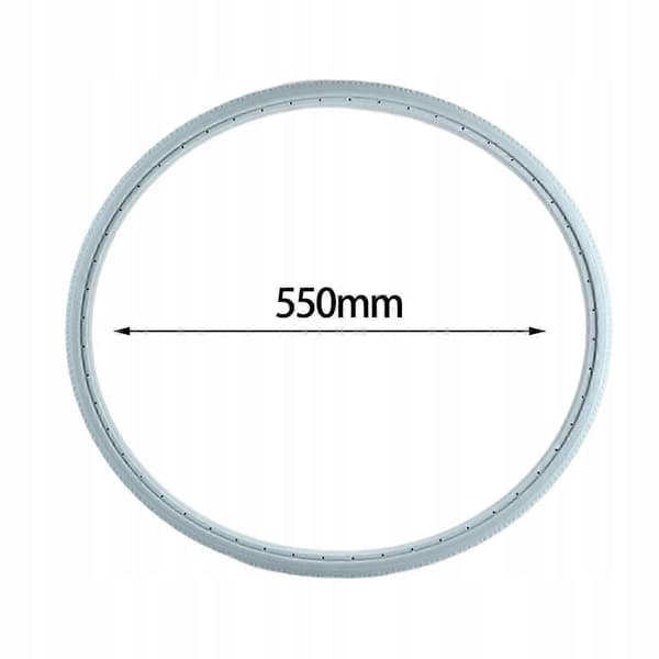 Pu 24x1 3/8 Pyörätuolin Rengas, Harmaa