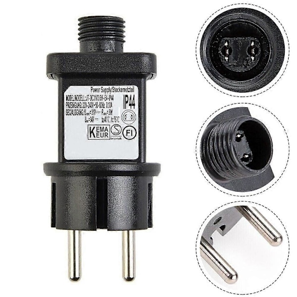 LED-elflyktor Strömförsörjningsadapter Transformator Drivrutin IP44 31V Max 6W 36VA / 9Watts 31v 36W För Lågspänningssträng
