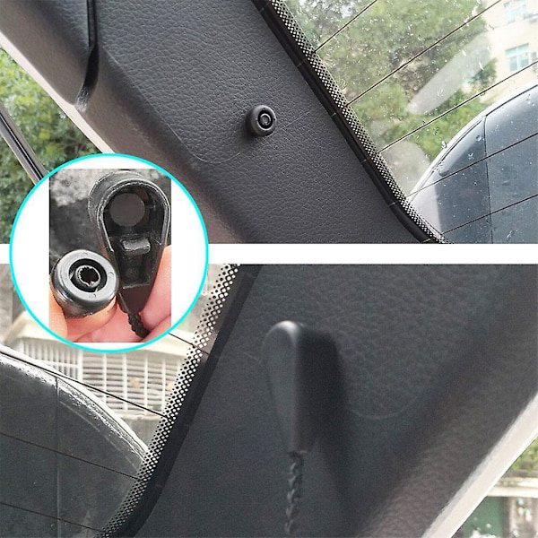 2 st för Nissan Qashqai J10 J11 Rogue Sport Paket Hylla String Hängare Klämmor O4