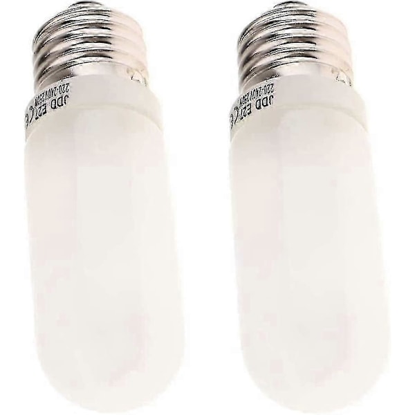 2-pack 250W 220-240V E27 (standard Edison-skruv) frostade halogenlampor