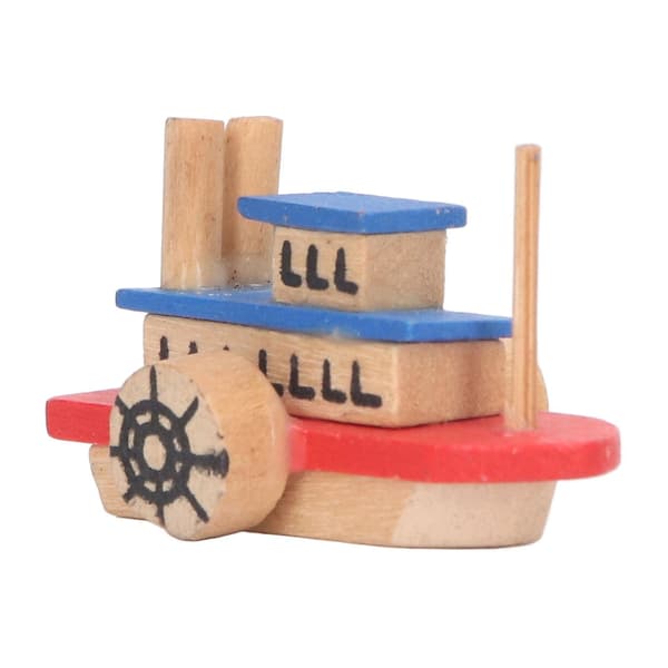 1/12 Skala Dockhus Miniatyr Fiskebåt Modell Dekoration