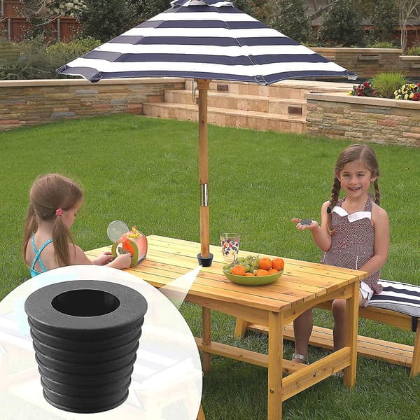 Patio Bordparasol Hulring & Hætte Sæt (gennemsigtig, 2 sæt)