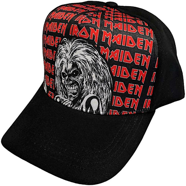 Iron Maiden Unisex Voksen Eddie Repeat Logo Baseball Cap