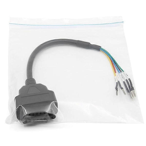 16-polig OBD OBD2 Honkontakt K-Line CAN-Line Jumper Testare Kontakt Bil Diagnostisk Förlängningskabel Sladd Pigtail