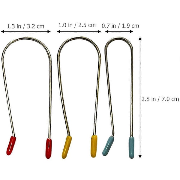 24 stk. Varmrullerklemmer Erstatning Varmrullerklemmer Ruller Sikringsstift for Hjemmesalong