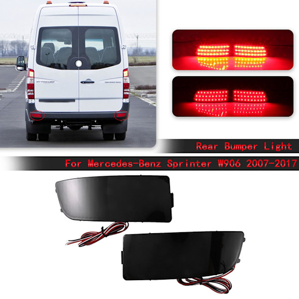 Bakre støtfangerreflektor, for Sprinter W906 2007-2017 Sprinter 2007-2009 LED tåkelys bremselys