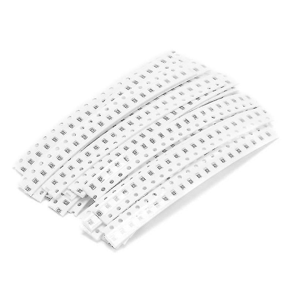 0603 SMD Modstandssæt 1ohm-1m Ohm 1% 33værdier x 20stk=660stk Prøvesæt