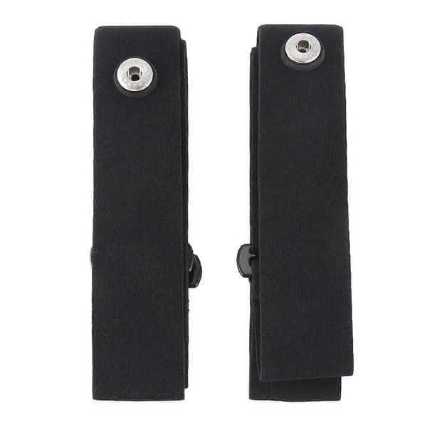 2 stk. elastiske bryststropper for hjertefrekvens for Geonaute Wahoo Garmin Magene Bryton Coospo hjertefrekvens